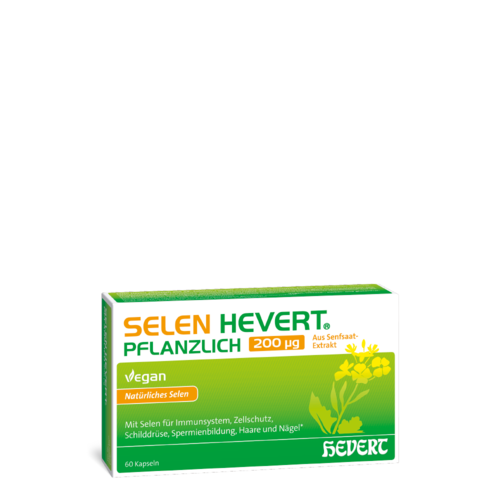 SELEN HEVERT pflanzlich 200 μg Kapseln